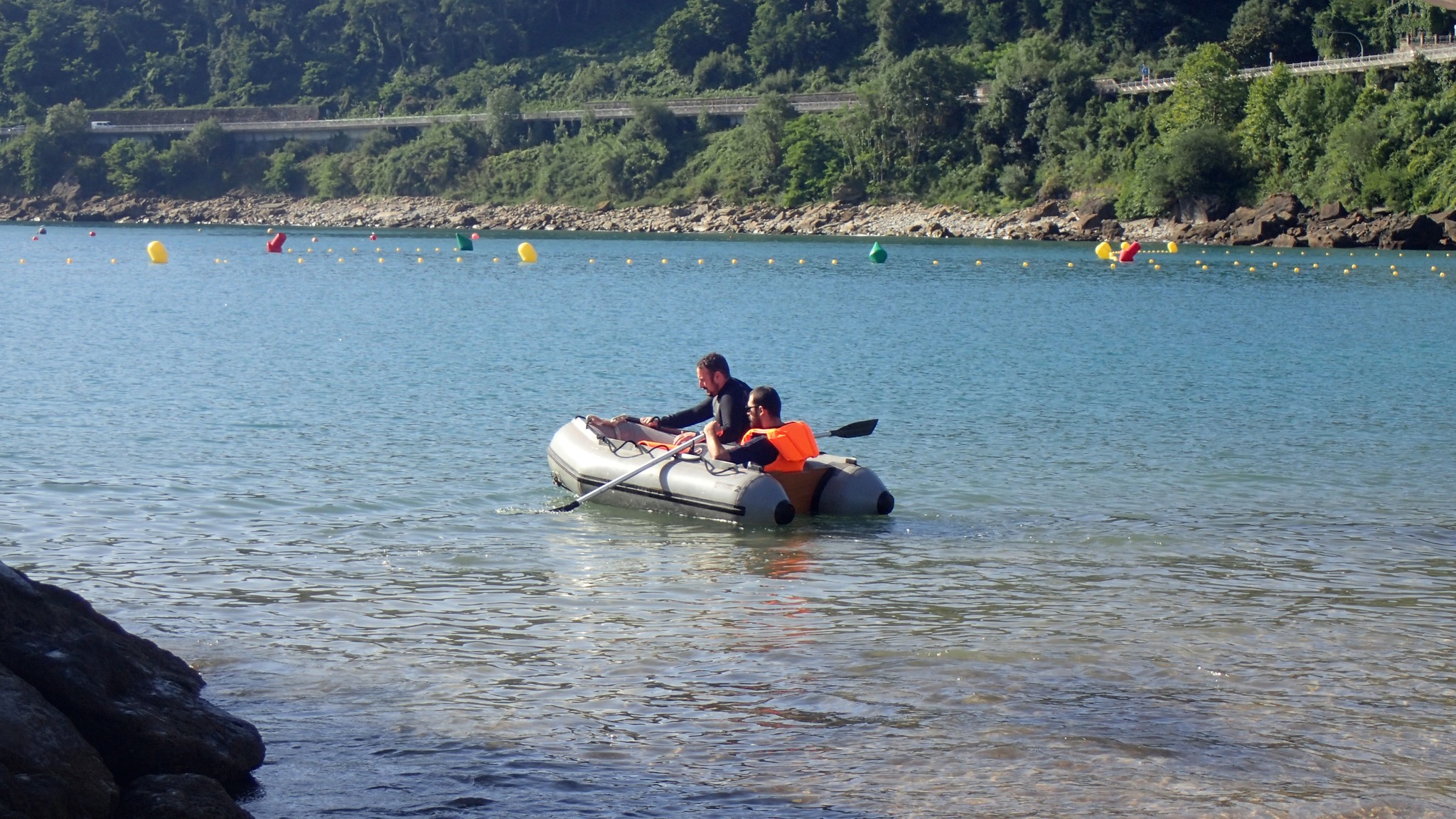 Bautizo de buceo con COCEMFE en Getaria
